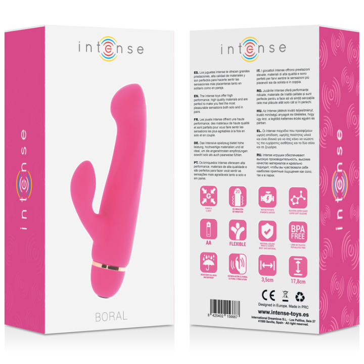 Intense - Boral 20 Geschwindigkeiten Silikon Rosa