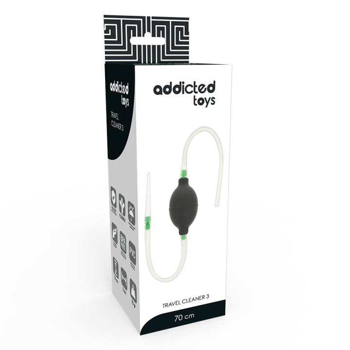 Addicted Toys - Conjunto de Enema Preto
