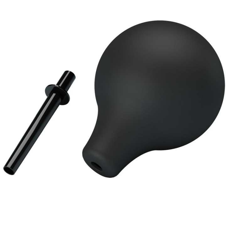 Mr Play - Pear Anal Shower Blkb Preto