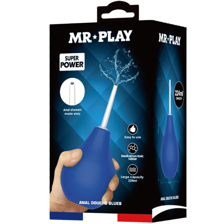 Mr Play - Doccia Anale Blueb Super Power Blue