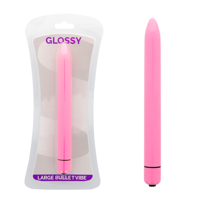 Glossy - Schlanker Vibrator Deep Rose