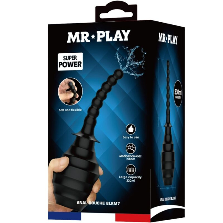 Mr Play - Puissant Vibrateur Télécommande Plug Anal Noir