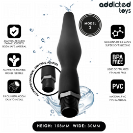 Addicted Toys - Czyszczyk Odbytu z Uniwersalnym Adapterem Model 2