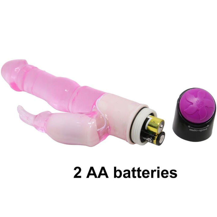 Baile - Waves of Pleasure Fantasy Vibrator With Rabbit 23 cm