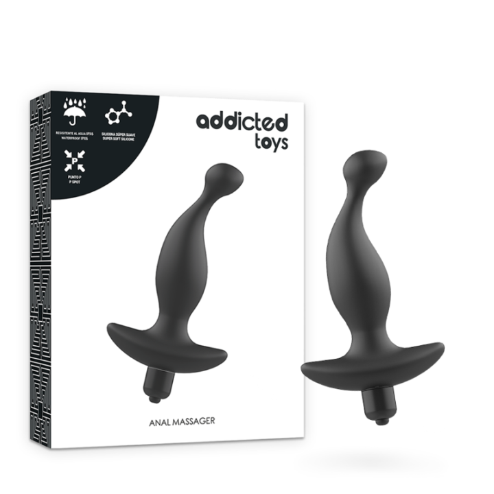Addicted Toys - Analmassager Mit Schwarzer Vibrationmodell 1