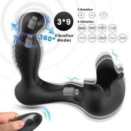 Armony - Surround Vibrator Anal & Stimulator Hoden Fernbedienung Schwarz