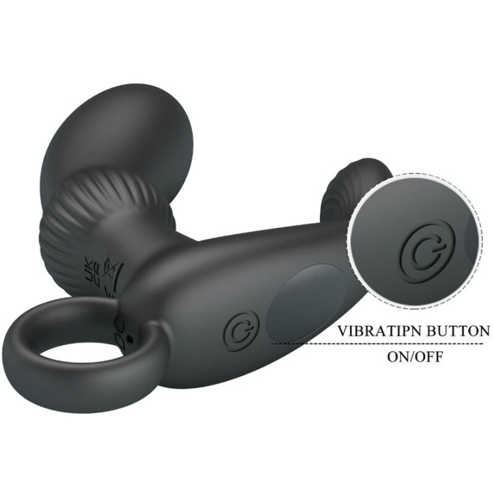 Pretty Love - Cayla Analvibrator-Massager Schwarz