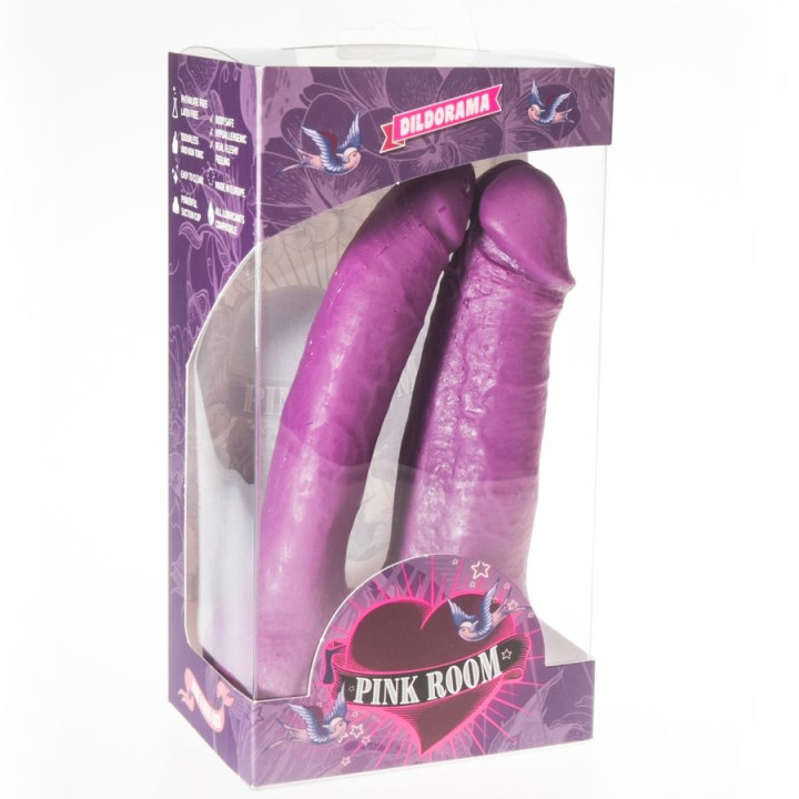 Pink Room - Dildo Realistico Arthus Viola 17cm/15.5cm