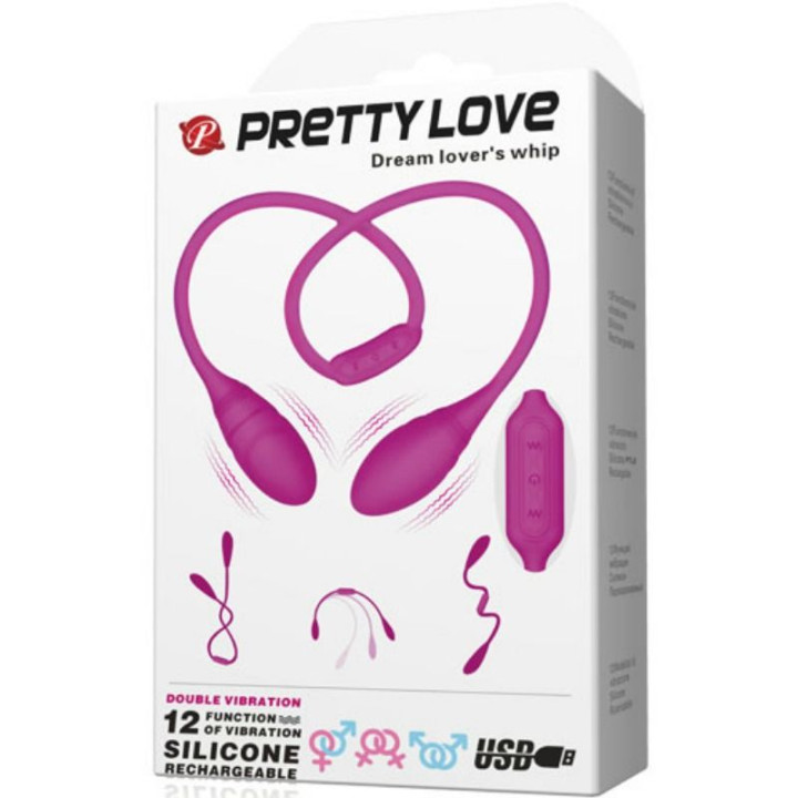 Pretty Love - Estimulador Unisex-Peitsche Für Traumliebhaber