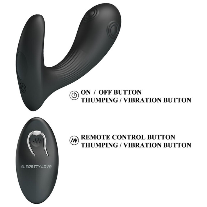 Pretty Love - Mirabelle Prostatavibrator Mit Fernbedienung