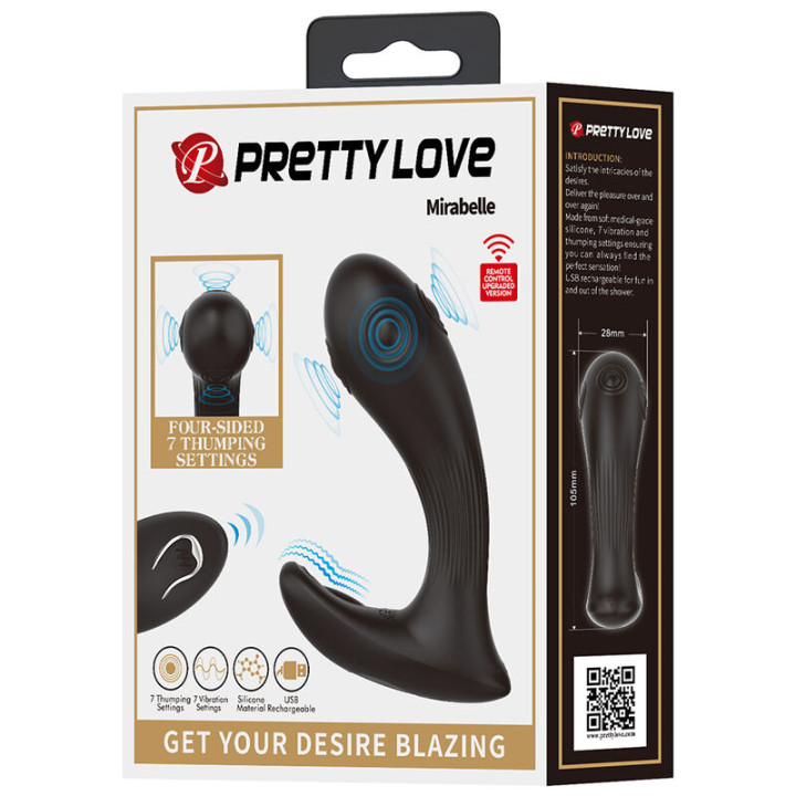 Pretty Love - Mirabelle Prostatavibrator Mit Fernbedienung