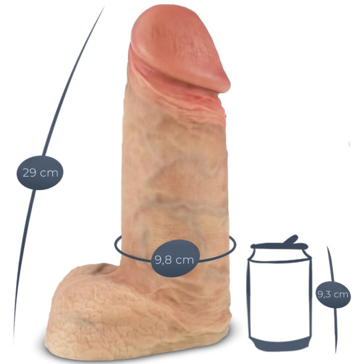 Silexd - Model 1 Xtreme Premium Silicone Realistic Penis 28 cm