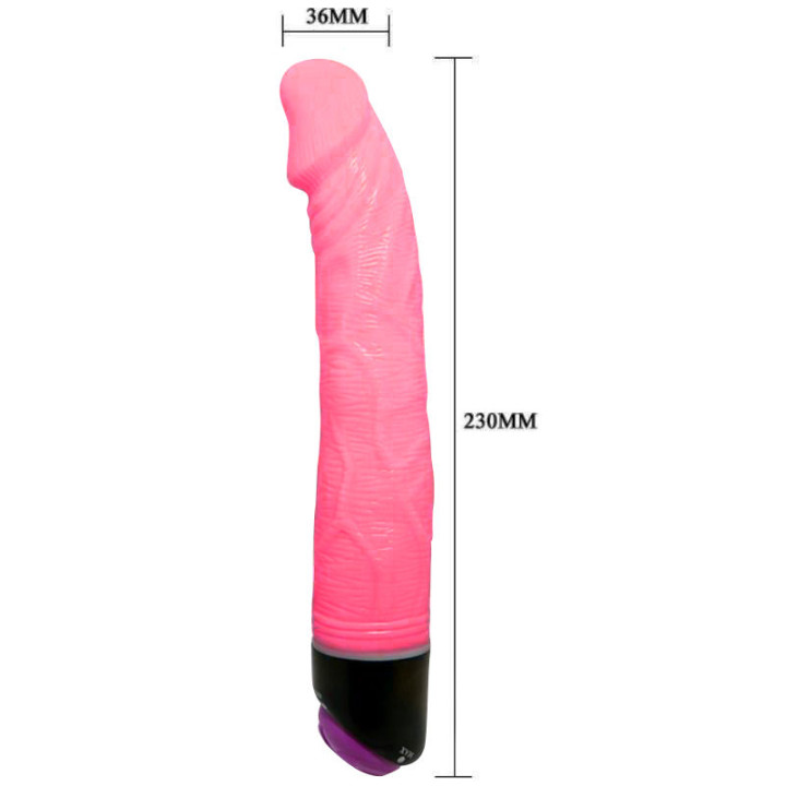 Baile - Adour Club Realistic Vibrator 23 cm Pink