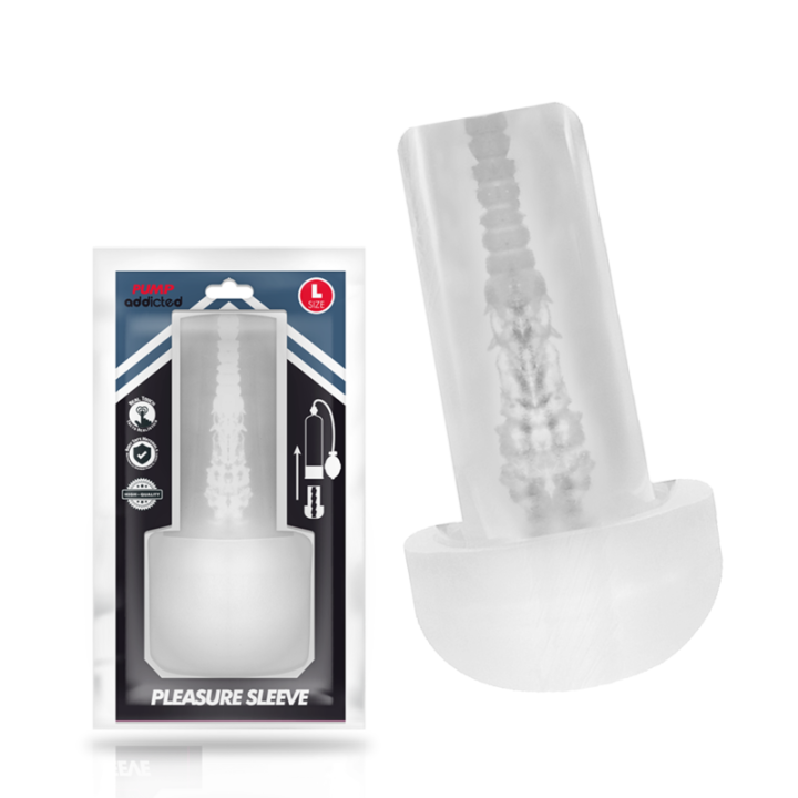 Pump Addicted - Pleasure Sleeve Mastaubador Grösse l