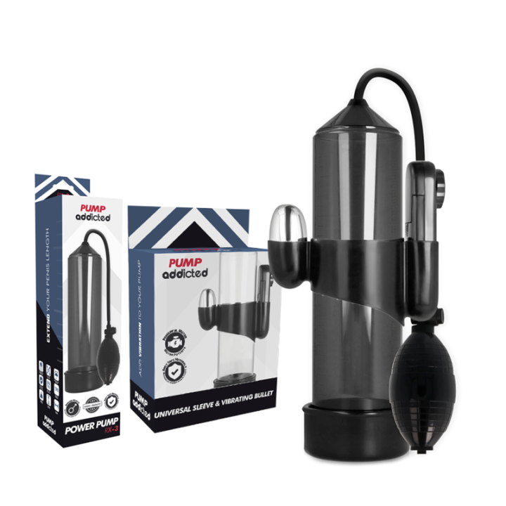 Pump Addicted - Vibrador Preto Rx3