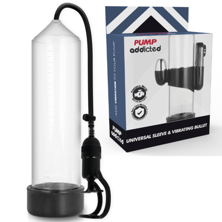 Pump Addicted - Vibrador Transparente Rx5