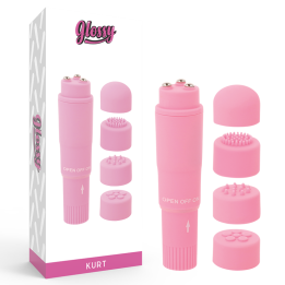 Glossy - Massageiro de Bolso Kurt Rosa