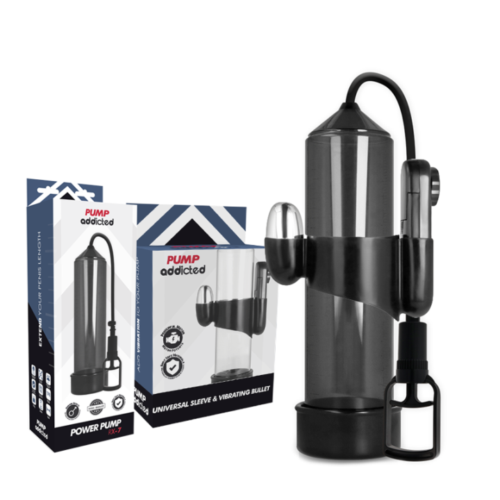 Pump Addicted - Vibrador Preto Rx7