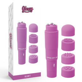 Glossy - Massager de Bolso Kurt Roxo