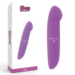 Glossy - Vibrador Phil Roxo