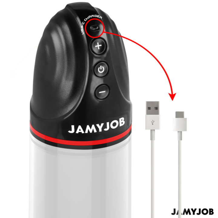 Jamyjob - Bomba Automática Xpand 3 Níveis de Sucção Cinza