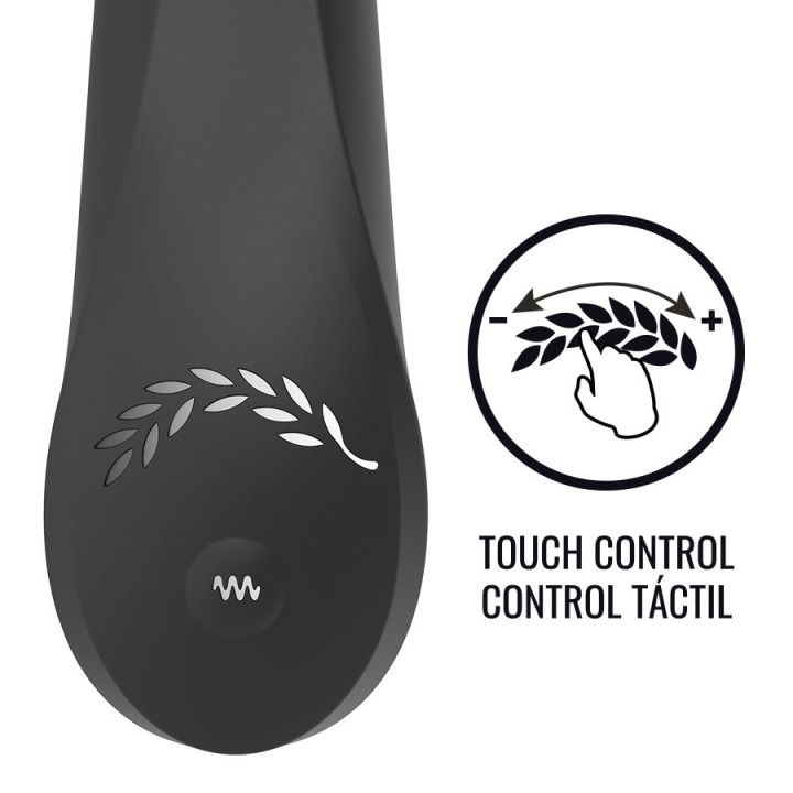 Black&Silver - Vibratore Touch Control Kaultz