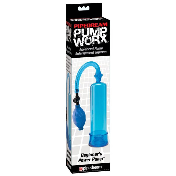 Pump Worx - Bomba de Ereccion Principiantes Azul