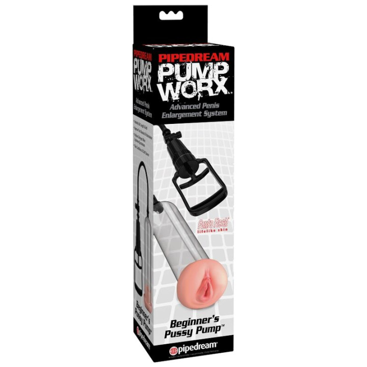 Pump Worx Bomba de Ereccion Con Vagina Para Principiantes