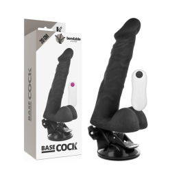 Basecock - Realistic Articulable Remote Control Black 20 cm -o- 4.5 cm
