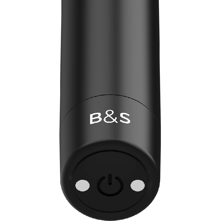 Black&Silver - Kernex 2 Black Vibrating Magnetic Bullet