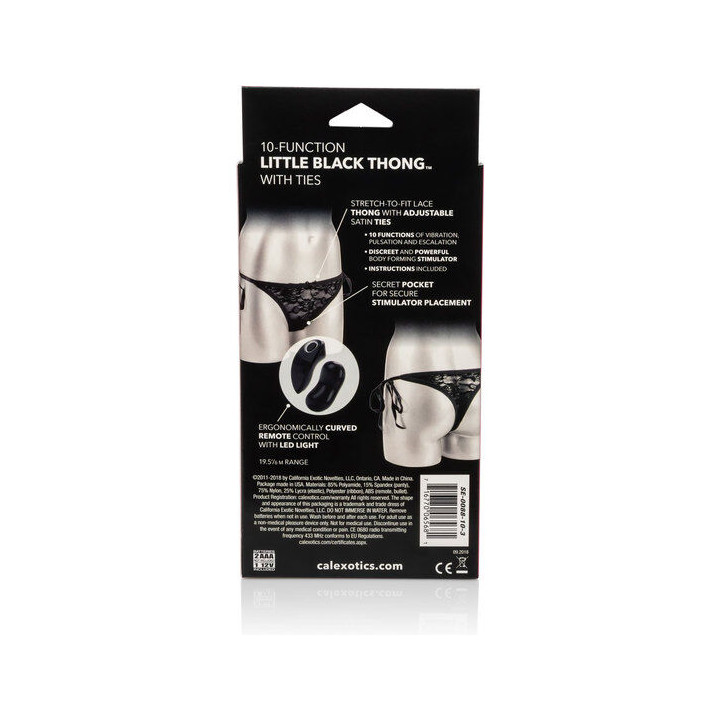Calexotics - 10 Function Thong With Ties