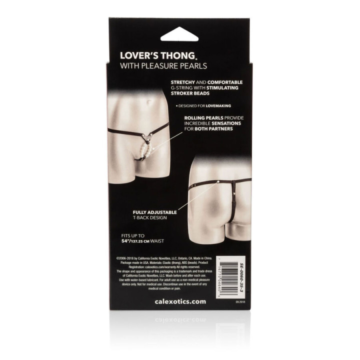 Calexotics - Lovers String Avec Perles de Plaisir