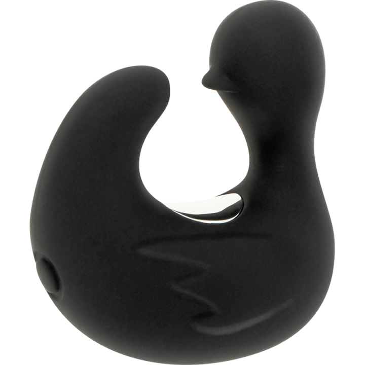 Black&Silver - Dedal Pato Estimulador de Silicona Recargable Duckymania