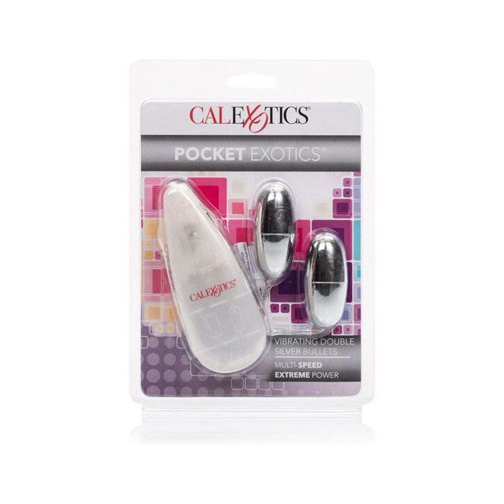 Calexotics - Balles Vibrantes Duo Argent