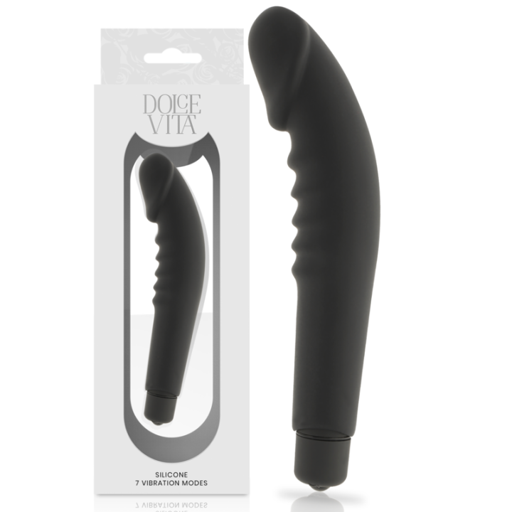Dolce Vita - Realistic Pleasure Schwarzes Silikon