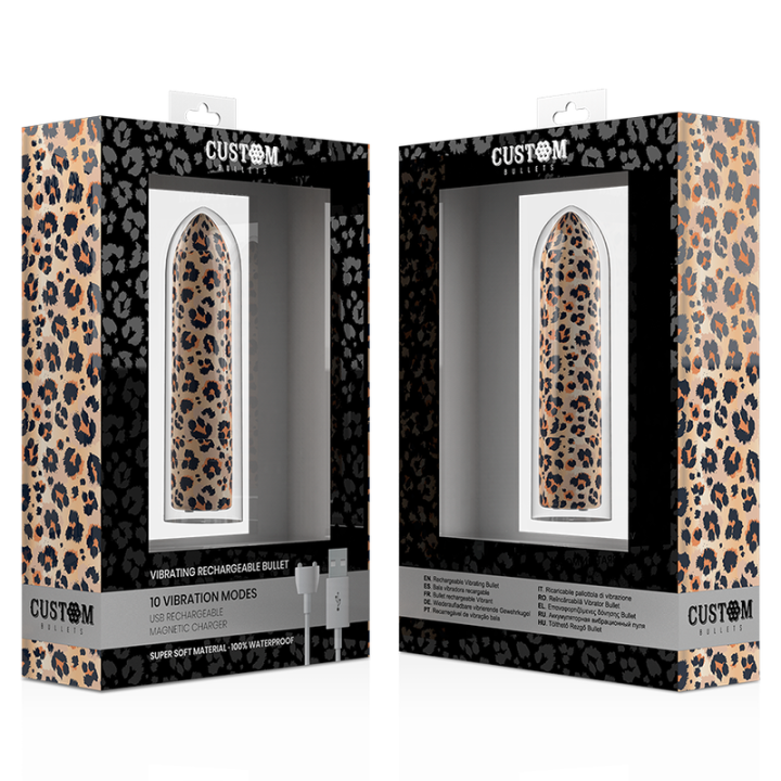 Custom Bullets - Rechargeable Bullet Leopard 10 Intensities