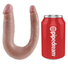King Cock - Dildo de Dupla Penetrao 12.7 cm Natural