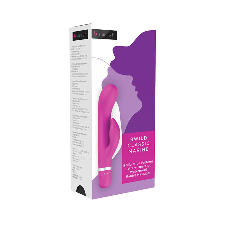 B Swish - Vibratore Bwild Classic Marine Rabbit Cerise