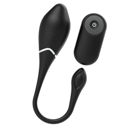 Black&Silver - Jenell Rechargeable Vibrating Egg