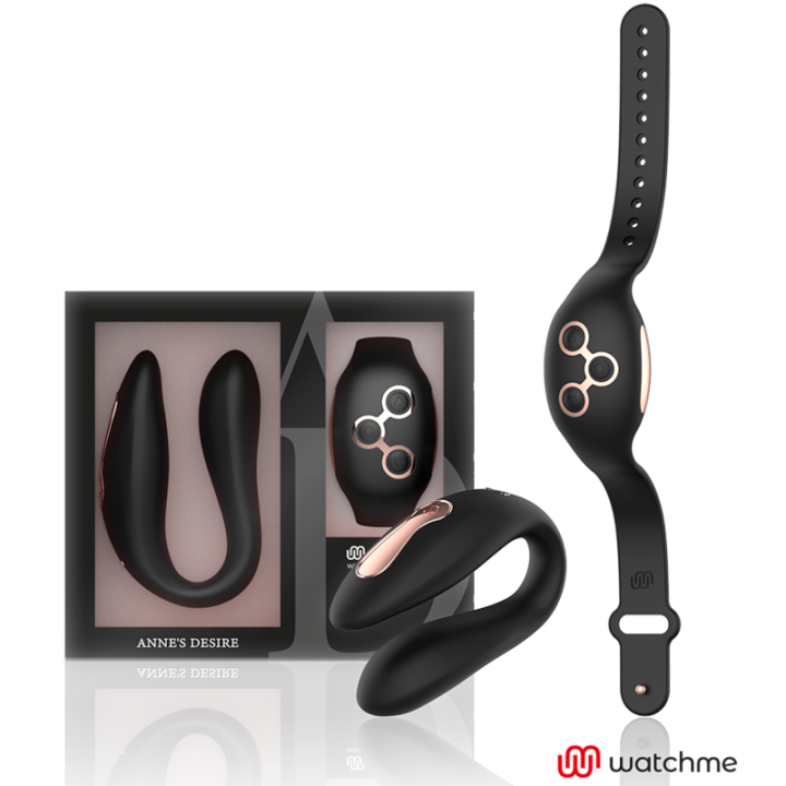 Anne's Desire - Dual Pleasure Tecnolog a Watchme Nero/Oro