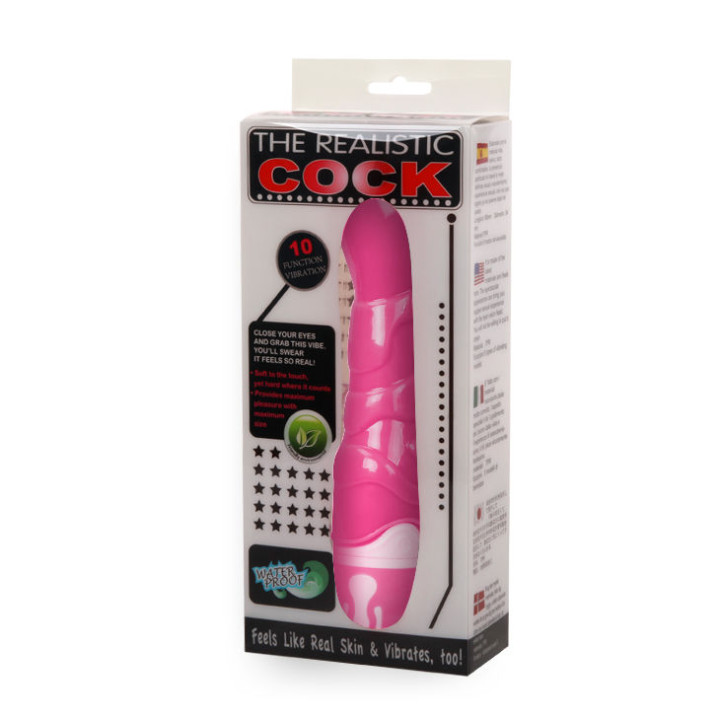 Baile - o Galo Realista Rosa 21.8 cm