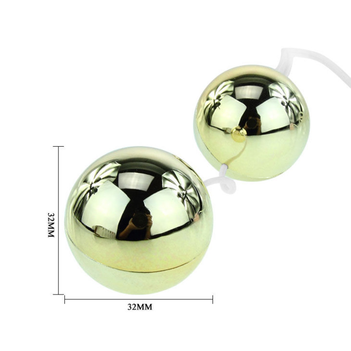 Baile - Goldener Vibrator Mit Chinesischen Bllen