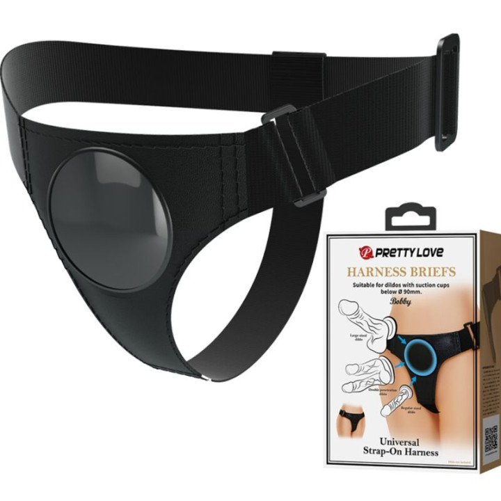 Pretty Love - Schwarzes Universalgeschirr