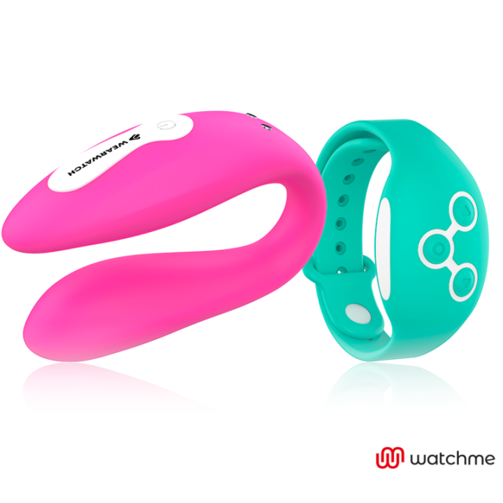 Wearwatch - Vibrateur Watchme Double Technologie Fuchsia / Eau de Mer