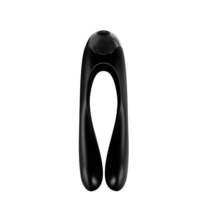 Satisfyer - Candy Cane Finger Vibrator Black