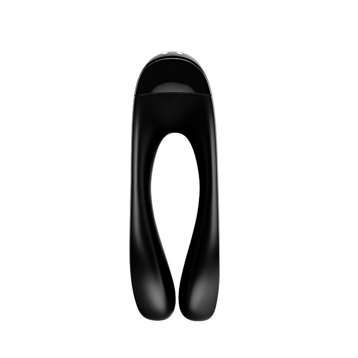 Satisfyer - Candy Cane Fingervibrator Schwarz