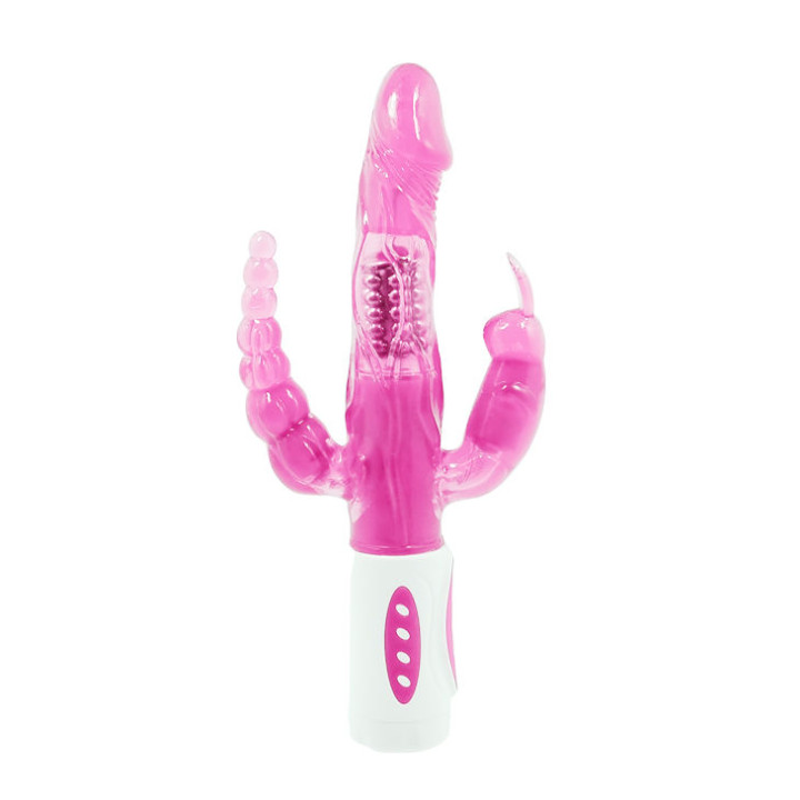 Baile - Pretty Bunny Potrojny Rotator Wibratorowy