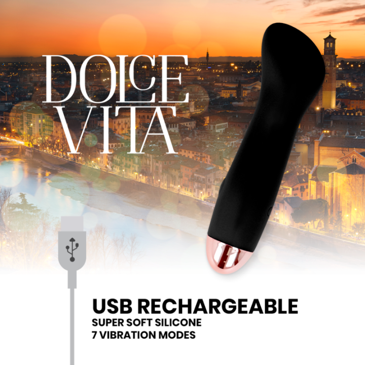 Dolce Vita - Vibratore Ricaricabile One Black 10 Velocità