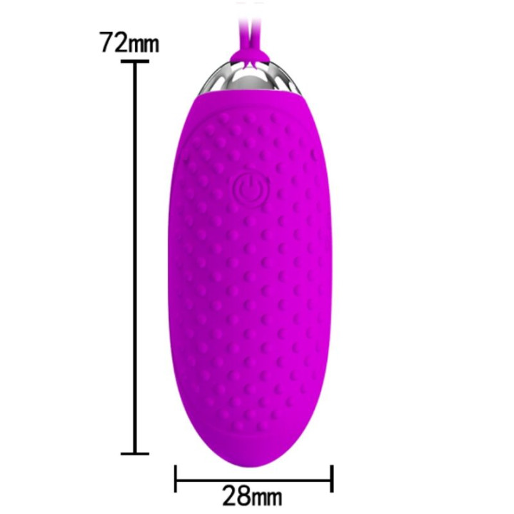 Pretty Love - Joanna Huevo Vibrador Control Remoto 12 Modos
