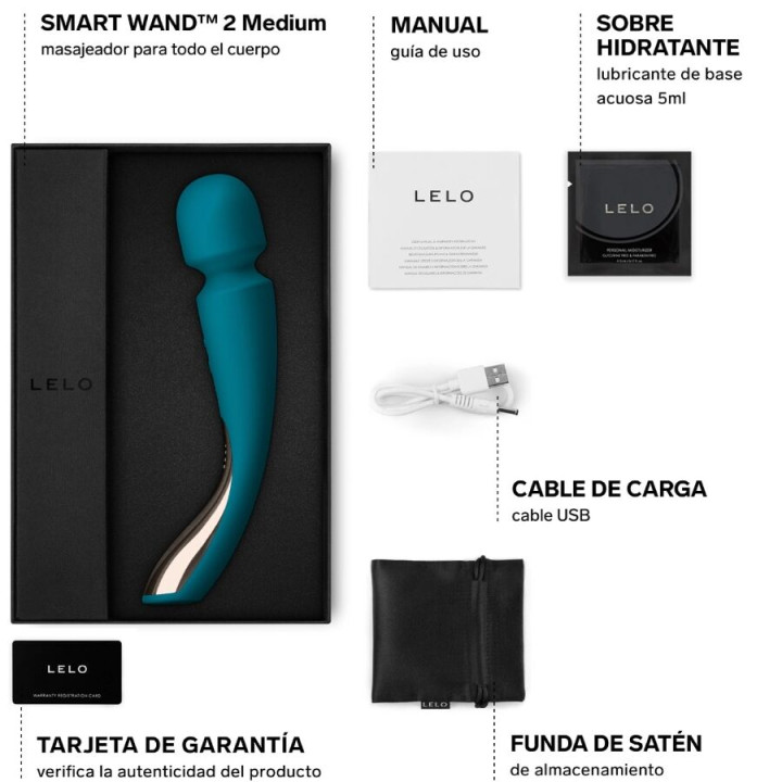 Lelo - Smart Medium Wand 2 Aqua Massager
